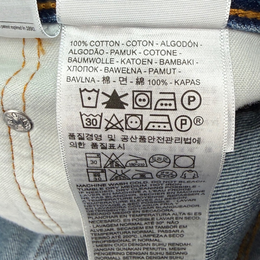 Levis 550 Relaxed Fit Jeans Mens 42x30 Blue Medium Wash Tapered Leg Denim - Picture 3 of 12